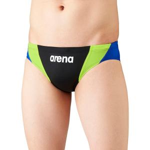 【全品P3倍+対象商品10％OFF】アリーナ ARENA メンズ 競泳水着 FINA承認 Vパン/ビキニ アクアエクストリーム ARN-1027M BKBU｜zyuen