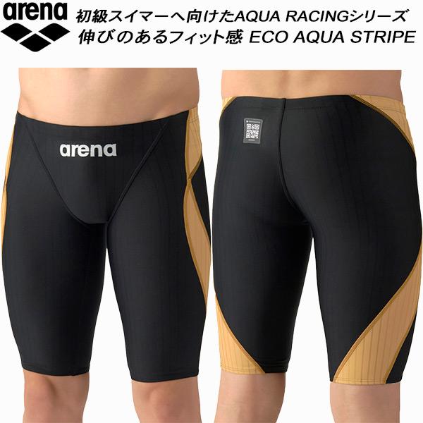 アリーナ arena メンズ 競泳水着 WA承認 ハーフスパッツ 大きめサイズ ECO AQUA S...