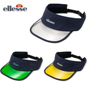 【全品P3倍+最大600円OFFクーポン】エレッセ ellesse メンズ レディース テニス アクセサリー サンバイザー クリアカラーバイザー EHA10100｜zyuen