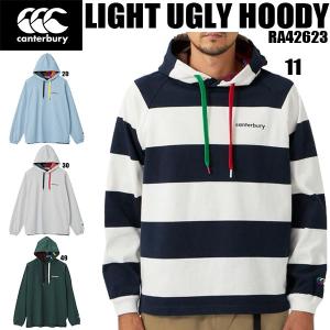 【全品P3倍&3点以上で5%OFFクーポン】カンタベリー canterbury メンズ レディースライト アグリー フーディ  LIGHT UGLY HOODY RA42623｜zyuen