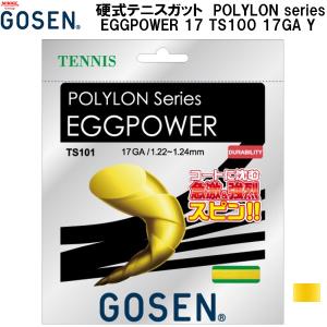 ゴーセン GOSEN 硬式 テニス ガット ストリングス POLYLON series エッグパワー 16 EGGPOWER 17 TS100 17GA TS101 Y｜zyuen