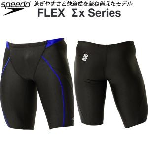 【全品ポイント5倍】スピード speedo メンズ 競泳水着 FINA承認 大きめサイズ スパッツ FLEXΣX JAMMER SC62301FE RB｜zyuen