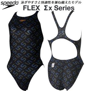 【全品P10倍】スピード speedo レディース 競泳水着 国際水泳連盟承認 ワンピース FLEXΣX AIMCUT SUIT 競泳普通 SCW02390F KB｜zyuen