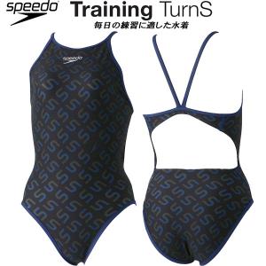 【全品P10倍】スピード speedo レディース 競泳水着 練習用 ワンピース ENDURANCE ECO STW02390 KB｜zyuen