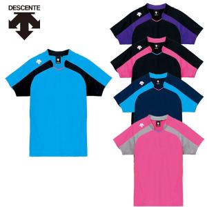 デサント DESCENTE レディース バレーボール トレーニング プラクティス 半袖 ゲーム シャツ DSS-4126W