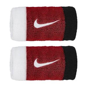 【全品P3倍+最大2000円OFFクーポン】ナイキ NIKE スポーツアクセサリー スウッシュ ダブルワイド リストバンド 2個セット BN2094 118｜zyuen