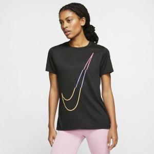 ナイキ レディース フィットネス Tシャツ WS DRY TEE LEG GET OUTSID CT7353 010