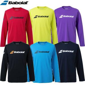 【全品P3倍+最大2000円OFFクーポン】バボラ Babolat テニスウェア メンズ CLUB LONG SLEEVE SHIRT ロングスリーブシャツ BUP1560C