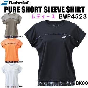 バボラ BabolaT レディース テニス ウエア ピュア ショートスリーブ シャツ PURE SHORT SLEEVE SHIRT BWP4523｜zyuen