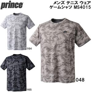 【全品P3倍+最大700円OFFクーポン】プリンス Prince メンズ テニス ウェア ゲームシャツ MS4015｜zyuen