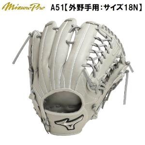 【全品P10倍】【実店舗展示品】ミズノ MIZUNO 野球 ミズノプロ A51 イチロー 軟式 外野手 グラブ グローブ 1AJGR29007 05｜zyuen