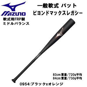 【全品ポイント5倍】【実店舗展示品】ミズノ MIZUNO 野球 軟式用バット ビヨンドマックス レガシー ミドルバランス 1CJBR182 0954｜zyuen