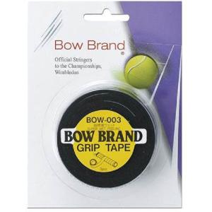 【全品P3倍+対象商品10％OFF】キモニ− テニス グリップテープ Bow Brand プログリップ 3本入り KGT157 BK｜zyuen