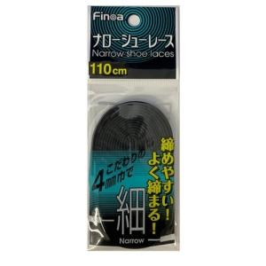 ＦＩＮＯＡ サッカー ナローシューレース ブラック 110cm 82250