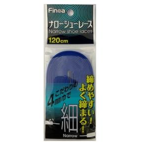 FINOA フィノア サッカー ナローシューレース ブルー 120cm 82267