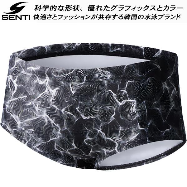 SENTI センティメンズ水着 練習用 ショートボクサー MSP-24473 BK