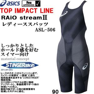 アシックス asics レディース 競泳水着 FINA承認 レース用 RAiOstreamII ASL506 【返品・交換不可商品】