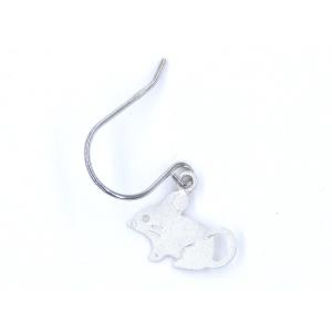 pt900／pt850(プラチナ)アメリカン12cm片方ピアス新品 プラチナ Pt900 Pt850 アメリカン ピアス 10cm 片方 のみ ケース