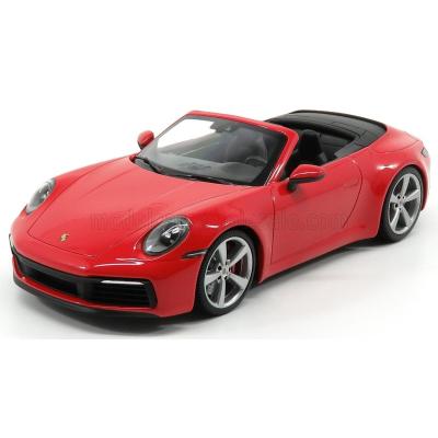 ポルシェ 911 カレラ 4S カブリオレ 2019 レッド (1/18スケール MINICHAMPS 155067331)の商品画像