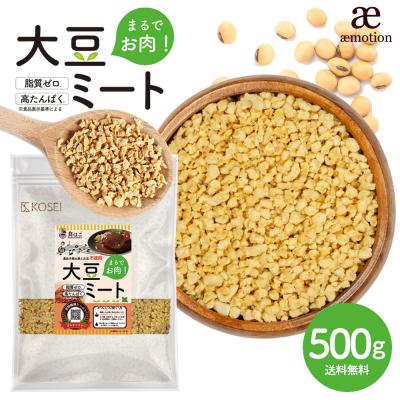 大豆ミート 500g 代替肉 大豆100% ミンチタイプ 国内製造 脂質ゼロ ダイエット 健康 食物繊維 豆腐 大豆 肉代用 料理 イソフラボン Y