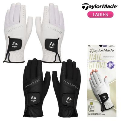 (クリアランス)テーラーメイド(TaylorMade) ウィメンズ W ネイルゴルフグローブ ペア UN157 18-21cm 両手装着用 レディース 2025年秋冬継続モデル