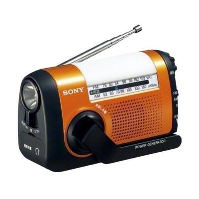 ソニー FM／AMポータブルラジオ ICF-B09 オレンジ(1台)