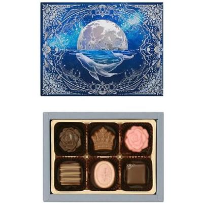メリーチョコレート ハトラビュリント ヴァールフィッシュ(鯨) 6個入 手提げ袋つき バレンタイン ホワイトデー