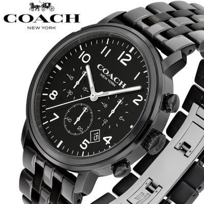 COACH コーチ ハリソン 腕時計 メンズ クロノグラフ ウォッチ 42mm クオーツ カレンダー...