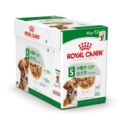 ロイヤルカナン　小型犬の成犬用　ミニ　アダルト　生後１０ヵ月齢以上　８５ｇ×１２袋　パウチ　ドッグフード　ウェット　お一人様５点限り
