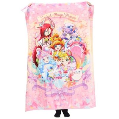 ビッグフランネル ブランケット トロピカルージュプリキュア ハーフ 
