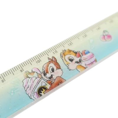 チップ＆デール ディズニー キャラクター ものさし スリム 17cm 定規 新入学