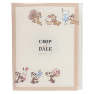 ミッキー＆フレンズ チップ＆デール キャラクター ジップファスナー付