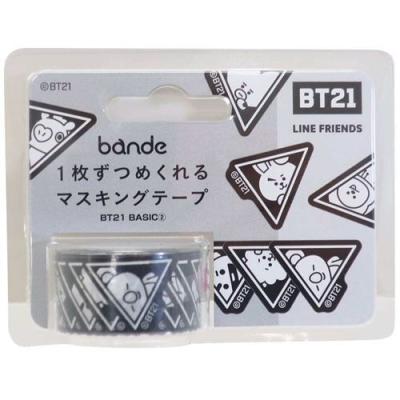 BT21 商品 bande 1枚ずつめくれる マスキングテープ キャラクター