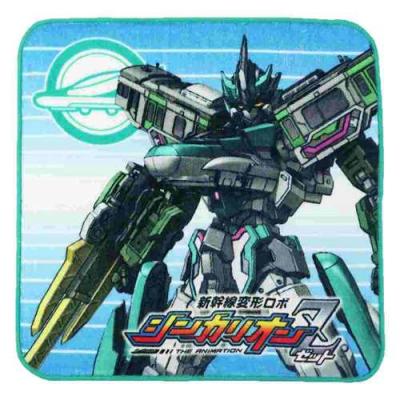 新幹線変形ロボ シンカリオンZ インクジェットプリント ハンカチタオル ミニタオル アニメキャラクター E5 ヤマノテ 林タオル