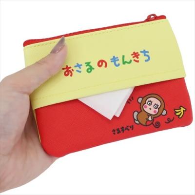 おさるのもんきち ミニポーチ ティッシュポーチ サンリオ ケイ