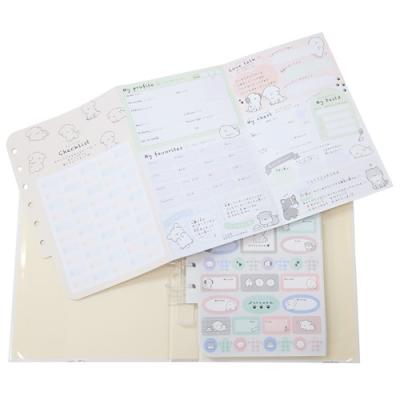 プロフィールブック YURUWAN プロフィール帳 新学期準備文具 ともだち