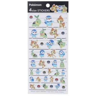 ポケットモンスター ポケモン キャラクター 4サイズ ステッカー シール