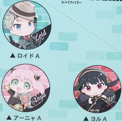 スパイファミリー SPY FAMILY グッズ 缶バッジ アニメキャラクター