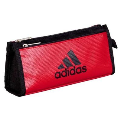 adidas（アディダス） 筆箱 ペンケース エナメル×布 Wチャックタイプ