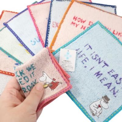 ムーミン キャラクター ミニ ミニタオル 抗菌防臭 まめタオル 無眠のムーミン