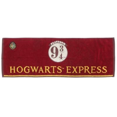 ハリーポッター フェイスタオル 抗菌防臭 ジャガード ロングタオル ホグワーツエクスプレス 丸眞 プレゼント