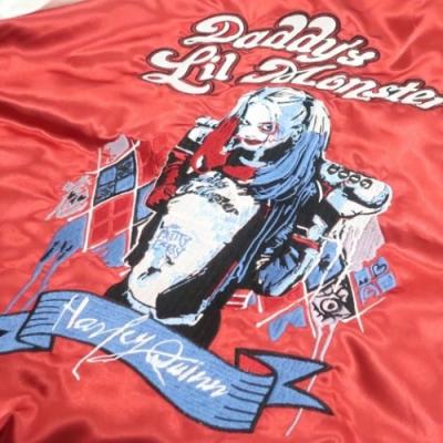 スカジャン スーサイドスクワッド アウター DCコミック クレイジーハーレイクイン プレゼント キャラクター