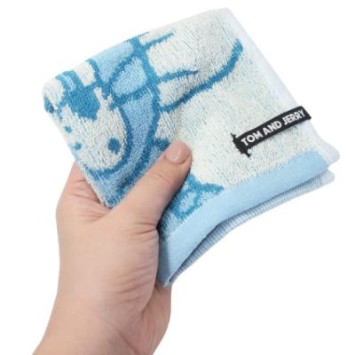 トムとジェリー ハンドタオル ジャガード ハンカチタオル しょんぼりタフィー ワーナーブラザース 丸眞 汗拭きミニタオル