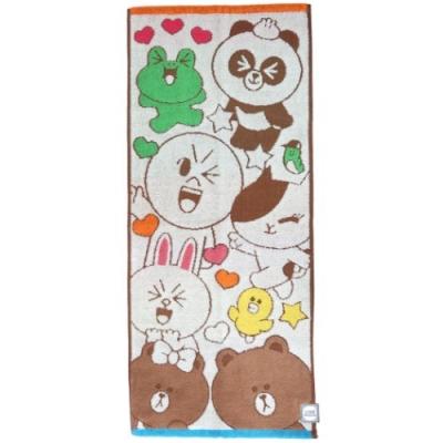 フェイスタオル Line Friends ジャガード ロングタオル ハッピーラインフレンズ Lineスタンプ 丸眞 プレゼント Mrs シネマコレクション ヤフー店 通販 Yahoo ショッピング