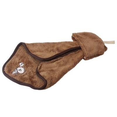 LINE FRIENDS キャラクター 吊り下げ マスコットタオル マイクロ ループタオル マスコット ブラウン LINEスタンプ