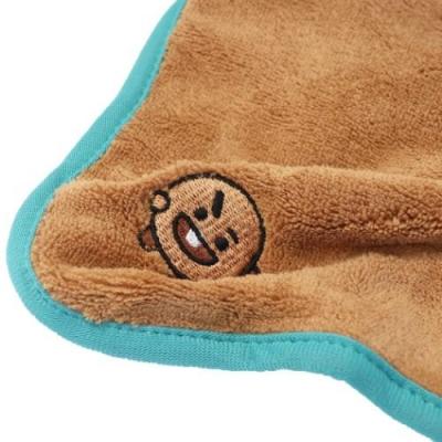BT21 吊り下げマスコットタオル マイクロ ループタオル SHOOKY LINE FRIENDS 丸眞
