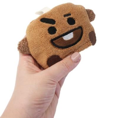 BT21 吊り下げマスコットタオル マイクロ ループタオル SHOOKY LINE FRIENDS 丸眞