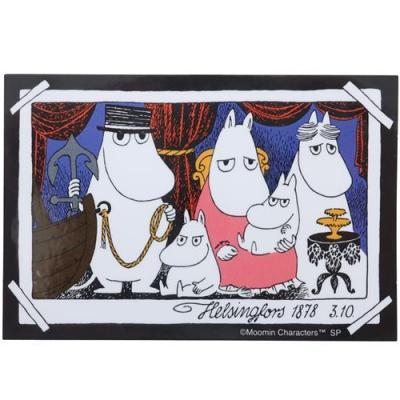ムーミン ビッグシール ダイカットビニールステッカー 家族写真 北欧 スモールプラネット デコシール 耐水性