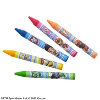 パウパトロール アニメキャラクター 12色 クレヨン 水でおちやすい クレヨン