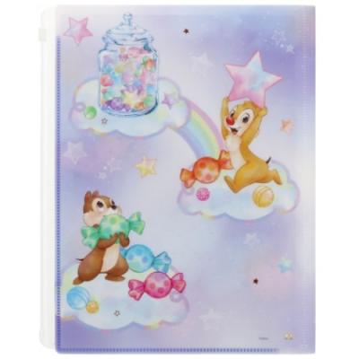 ミッキー  ミニー　クリスマスオーナメント　チップとデール　クリアファイル　新品 ミッキー＆フレンズ チップ＆デール キャラクター A4 クリアファイル 6